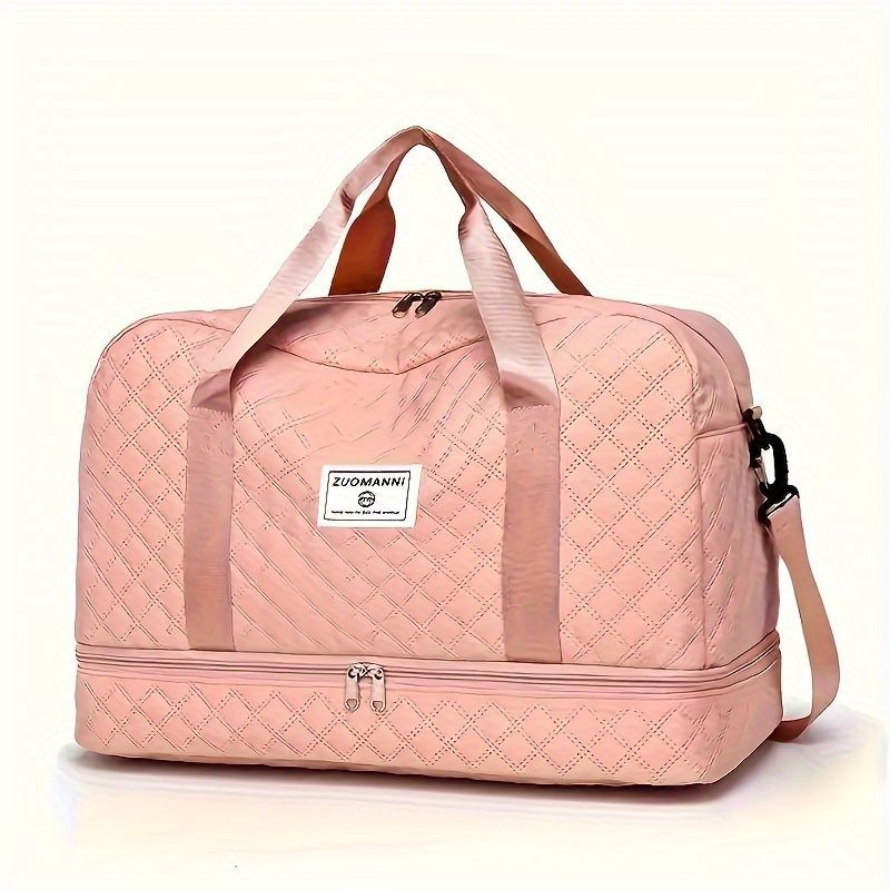 Luxury Duffle Bag Oversized Duffle Travel Bag Gym Bag Multiple Compartments view 3