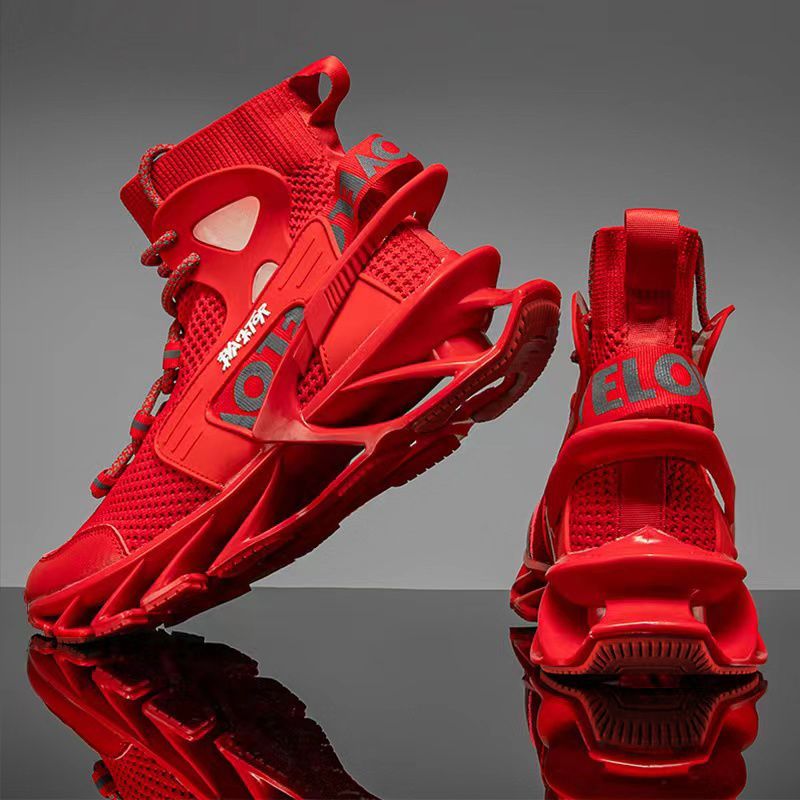 Men'S Casual Shoes Blade Style Shoes Breathable Sports Shoes Shock Absorbing