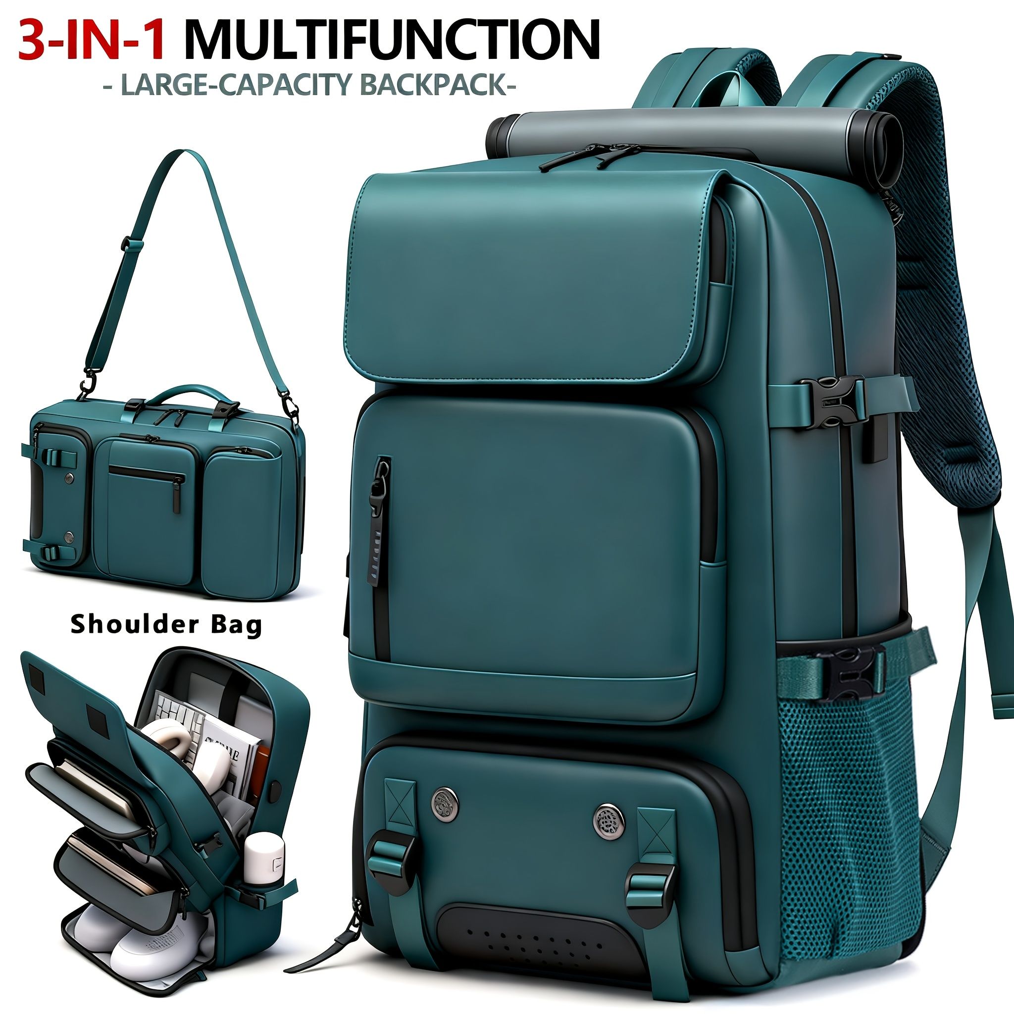 18.1-inch Easy-Travel Bag (46×30×16 cm): Four carrying modes in one bag view 9