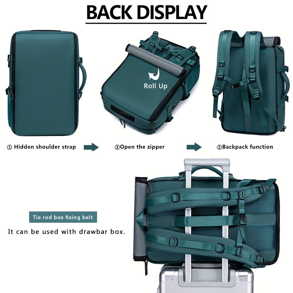 18.1-inch Easy-Travel Bag (46×30×16 cm): Four carrying modes in one bag view 10