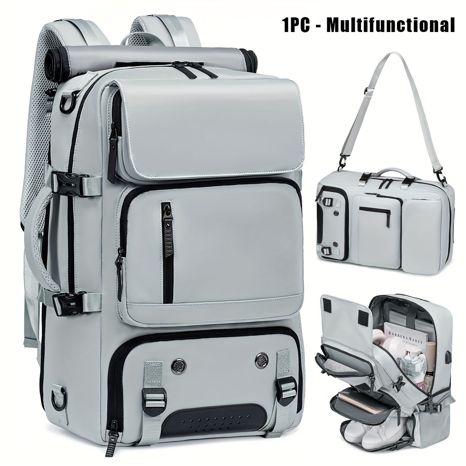 18.1-inch Easy-Travel Bag (46×30×16 cm): Four carrying modes in one bag view 13