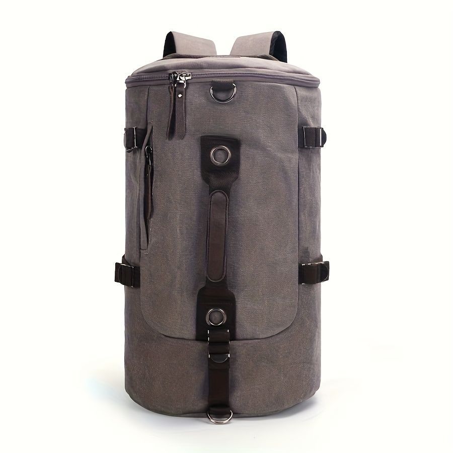 Retro Canvas Backpack Duffle Backpack Hybrid Vintage Travel Bag Canvas Laptop — image 1