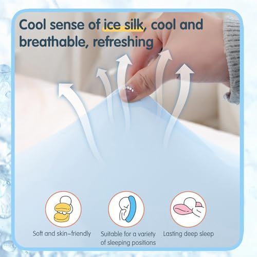21.6*13.7*3.5inch Ice Silk Neck Support Pillow view 4