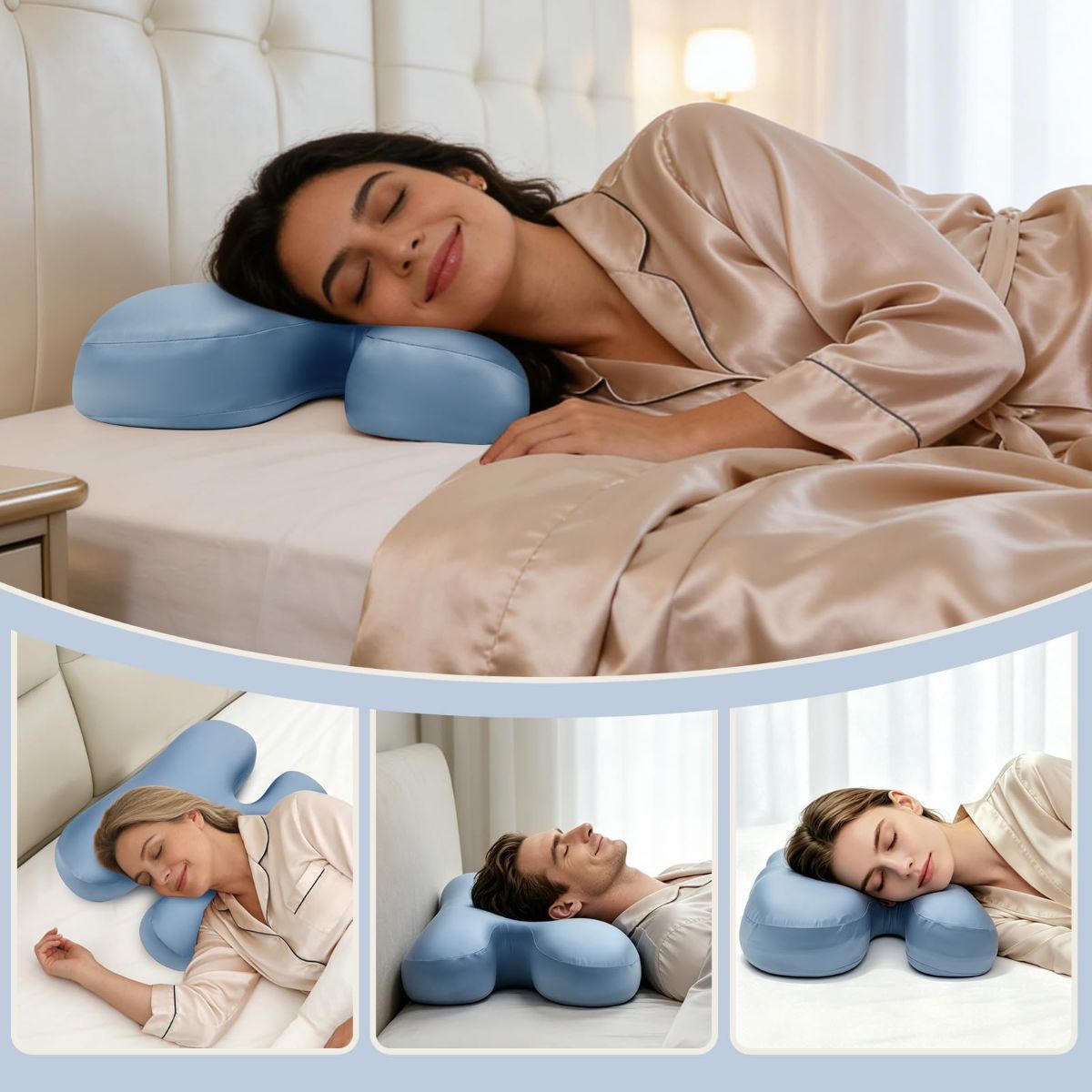 Side Sleeper Pillow for Anti-Wrinkle view 7