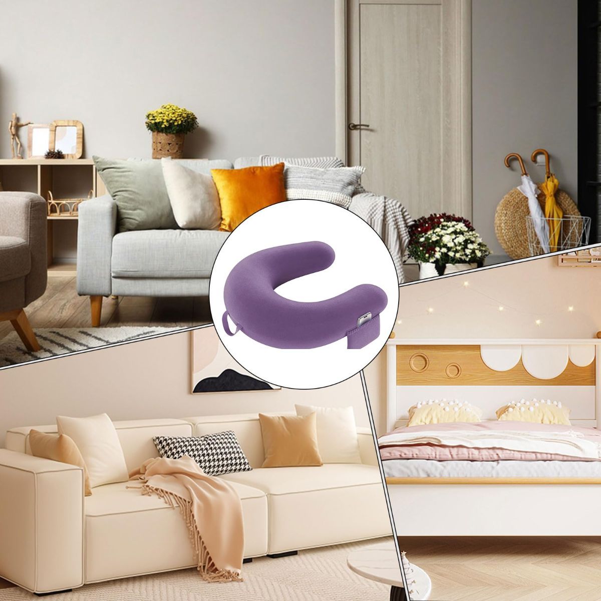 Reading Lap Pillow Ergonomic U Shape Cushion view 6