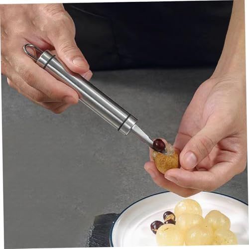 2 Pcs Stainless Steel Shrimp Deveiner Tool Core Remover Multi-function Kitchen view 4