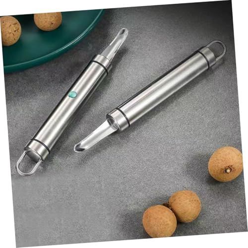 2 Pcs Stainless Steel Shrimp Deveiner Tool Core Remover Multi-function Kitchen view 5