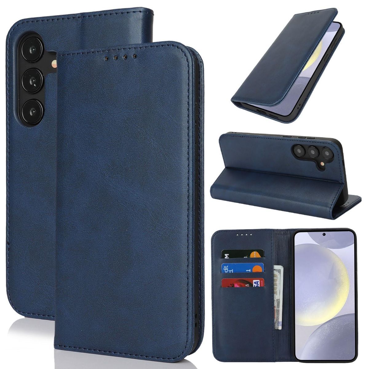 Fit for Samsung Galaxy Wallet Case with Card Holder for Women Men| Premium PU — image 1