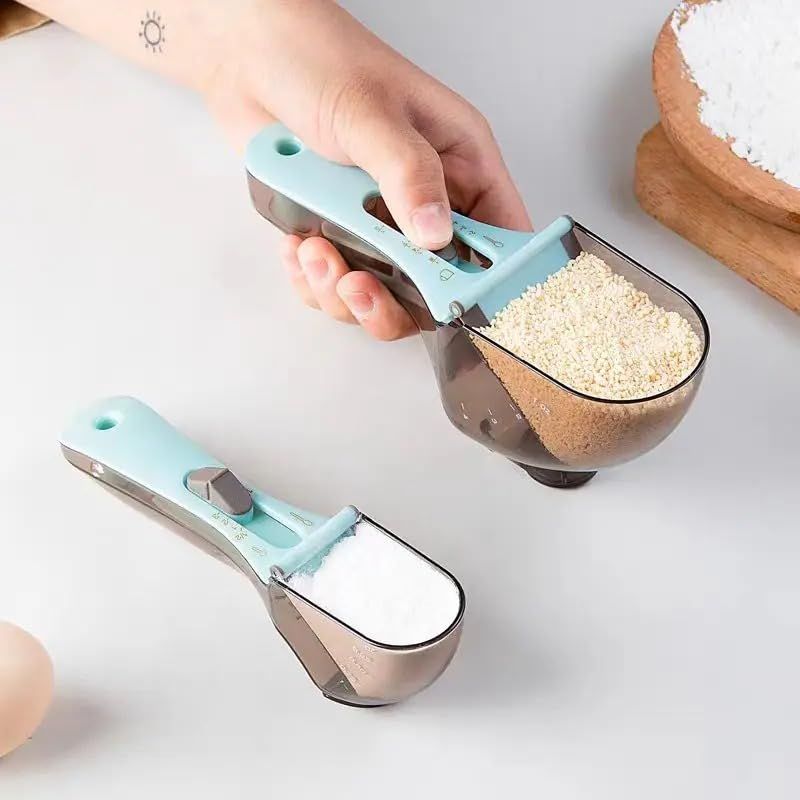 Adjustable Dual-Function Measuring Scoop Set For Baking view 3
