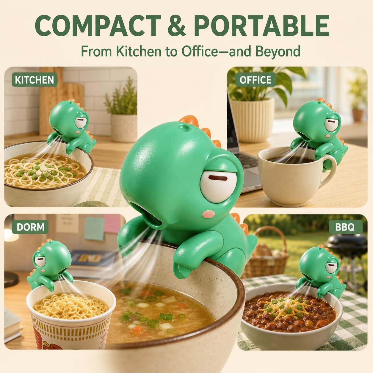 Cute Office Food Cooling Fan view 3