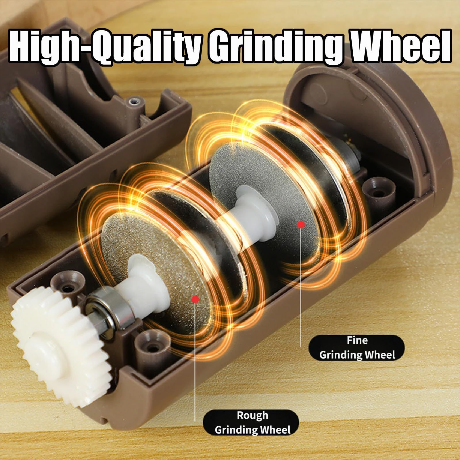 Automatic Kitchen Knife Sharpener - New Cordless Electric Knife Sharpener Tool view 4