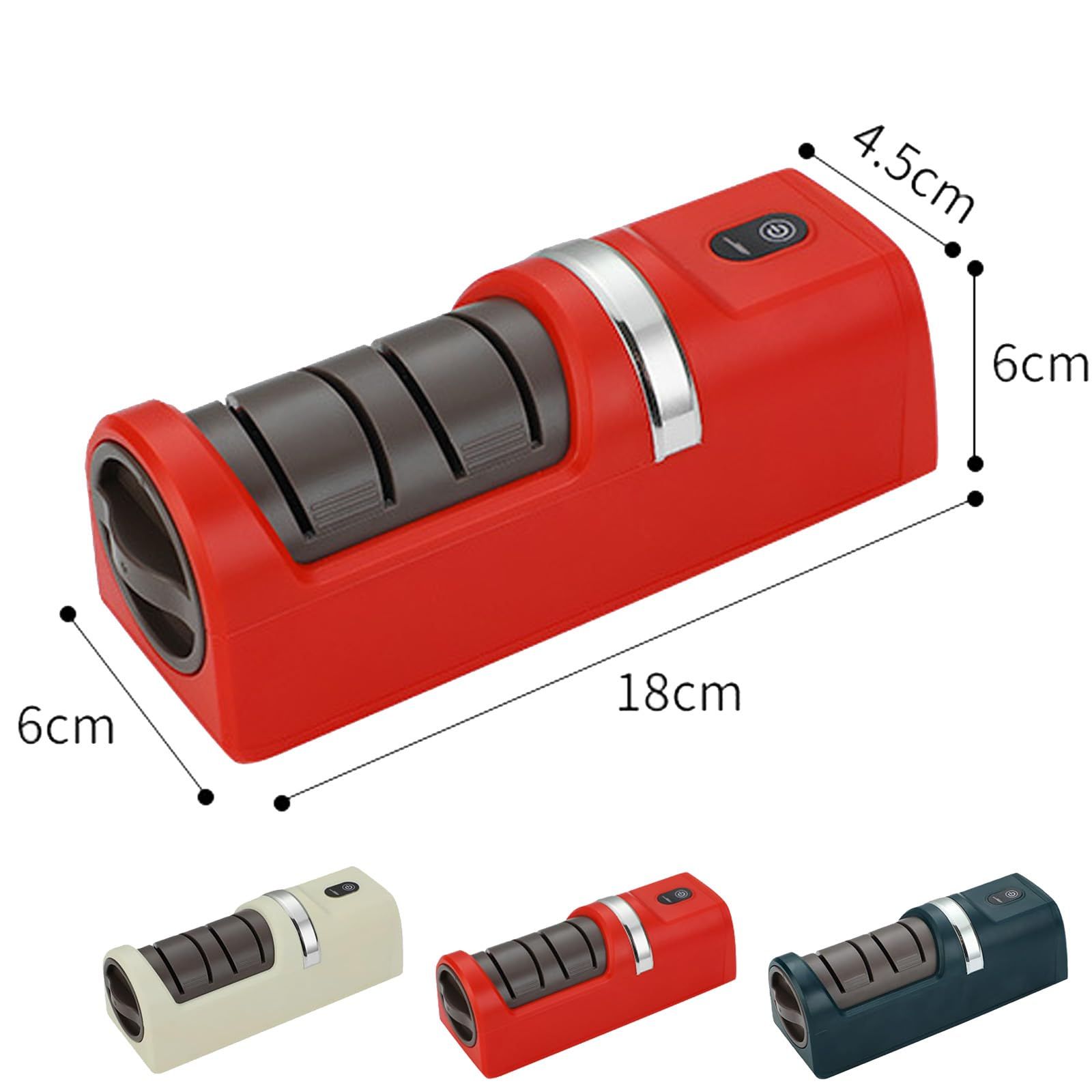 Automatic Kitchen Knife Sharpener - New Cordless Electric Knife Sharpener Tool view 8