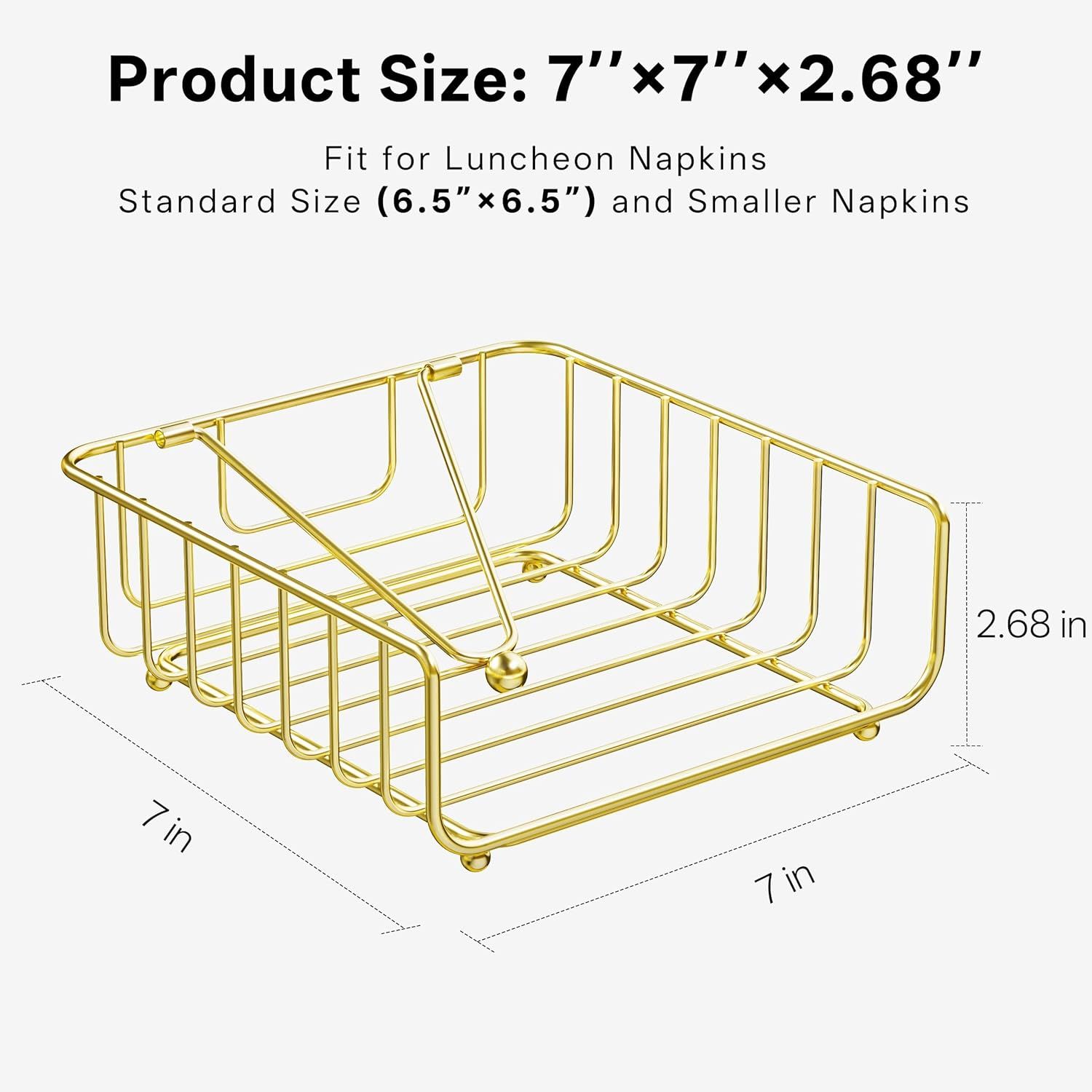 Iron Napkin Holder for Dining Table view 3