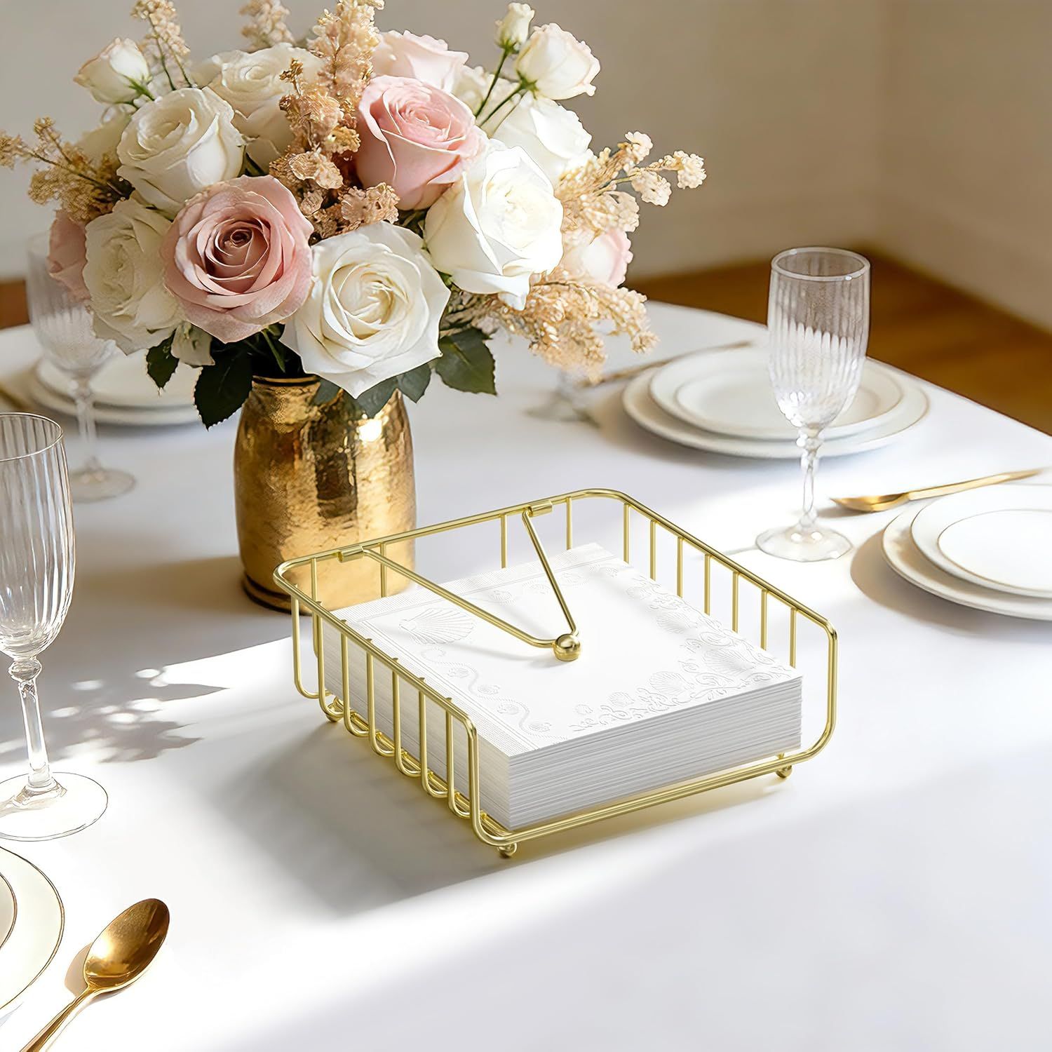 Iron Napkin Holder for Dining Table view 6