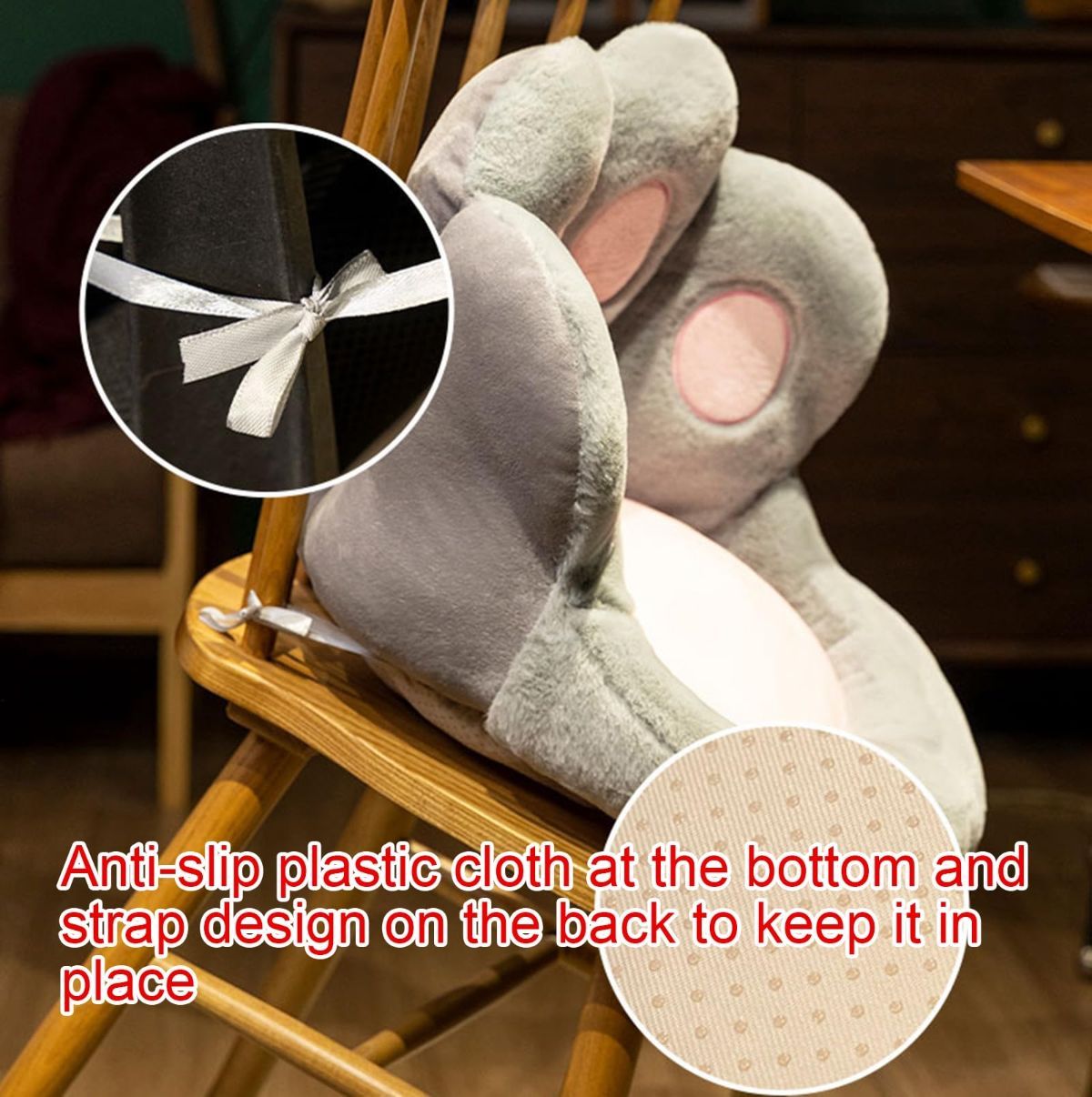 Cat Paw Cushion Chair Cushion Plush Cushion Home Decor Gift For Her Versatile view 4