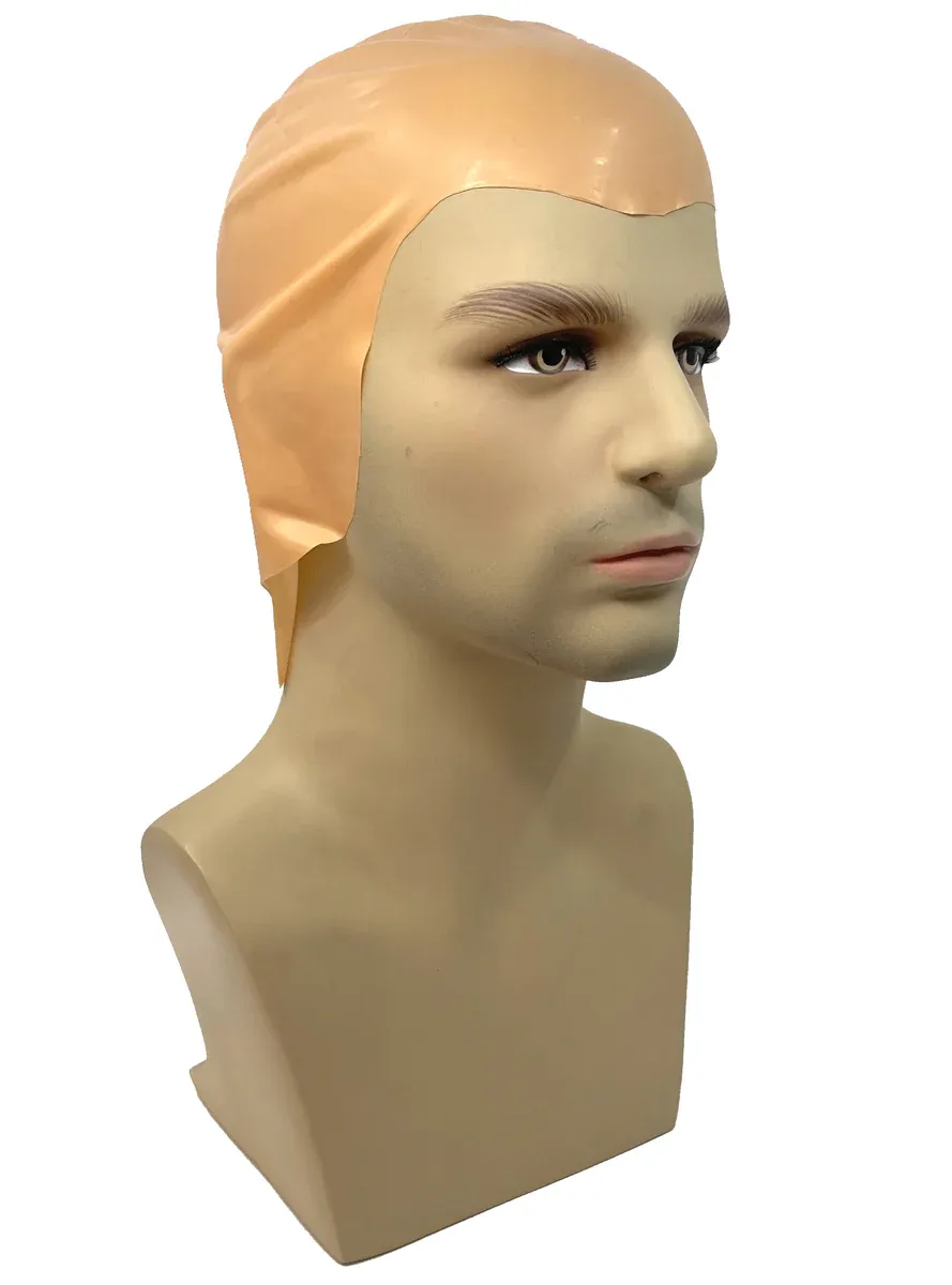 Deluxe Beige Skin Colour Latex Bald Cap — image 1