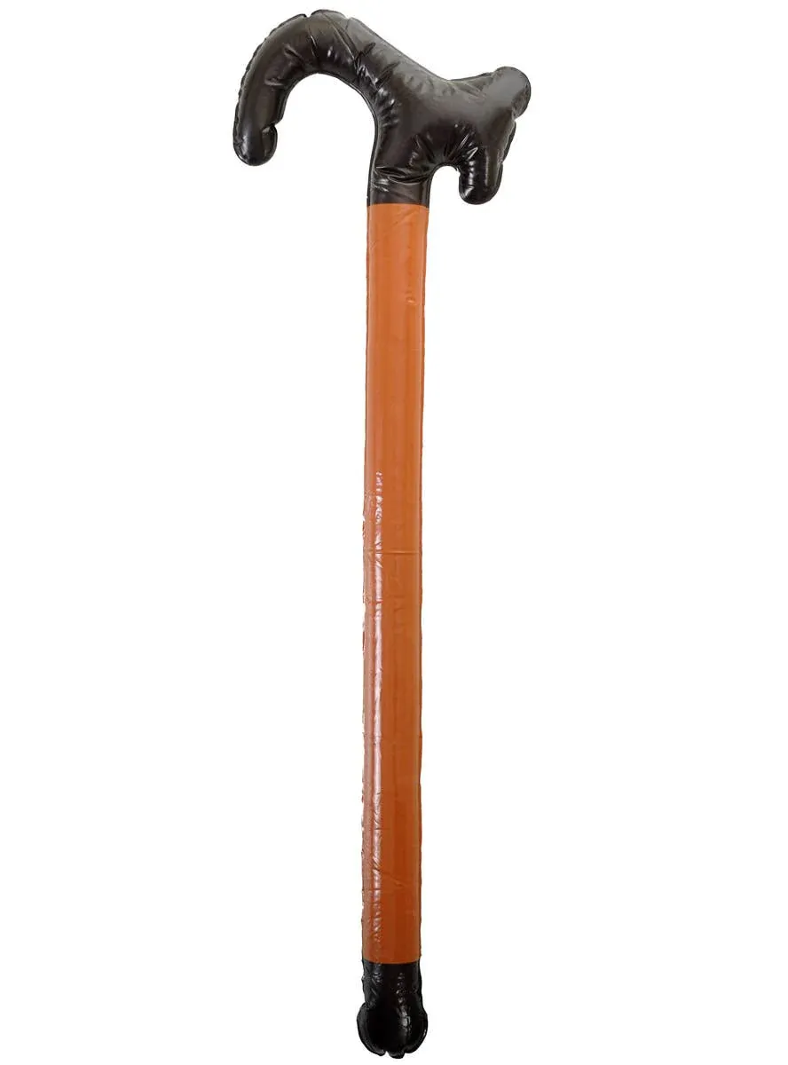 Inflatable Black Handle Walking Stick Costume Accessory — image 1