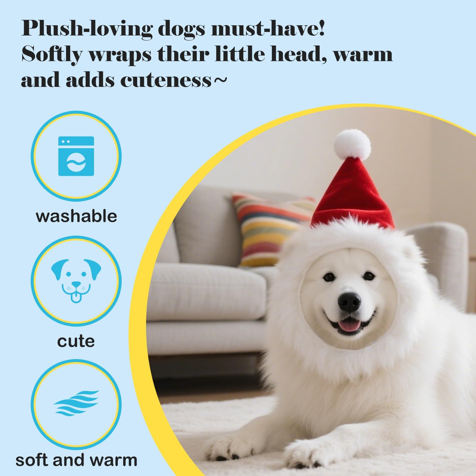 Christmas Dog Santa Costume view 4