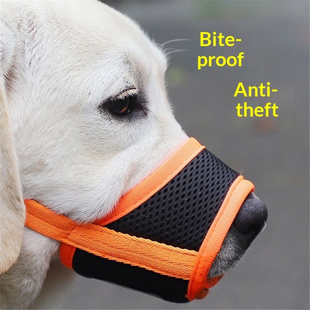 2 pack Dog Muzzle Anti Biting Barking and Chewing with Comfortable Mesh Soft view 2