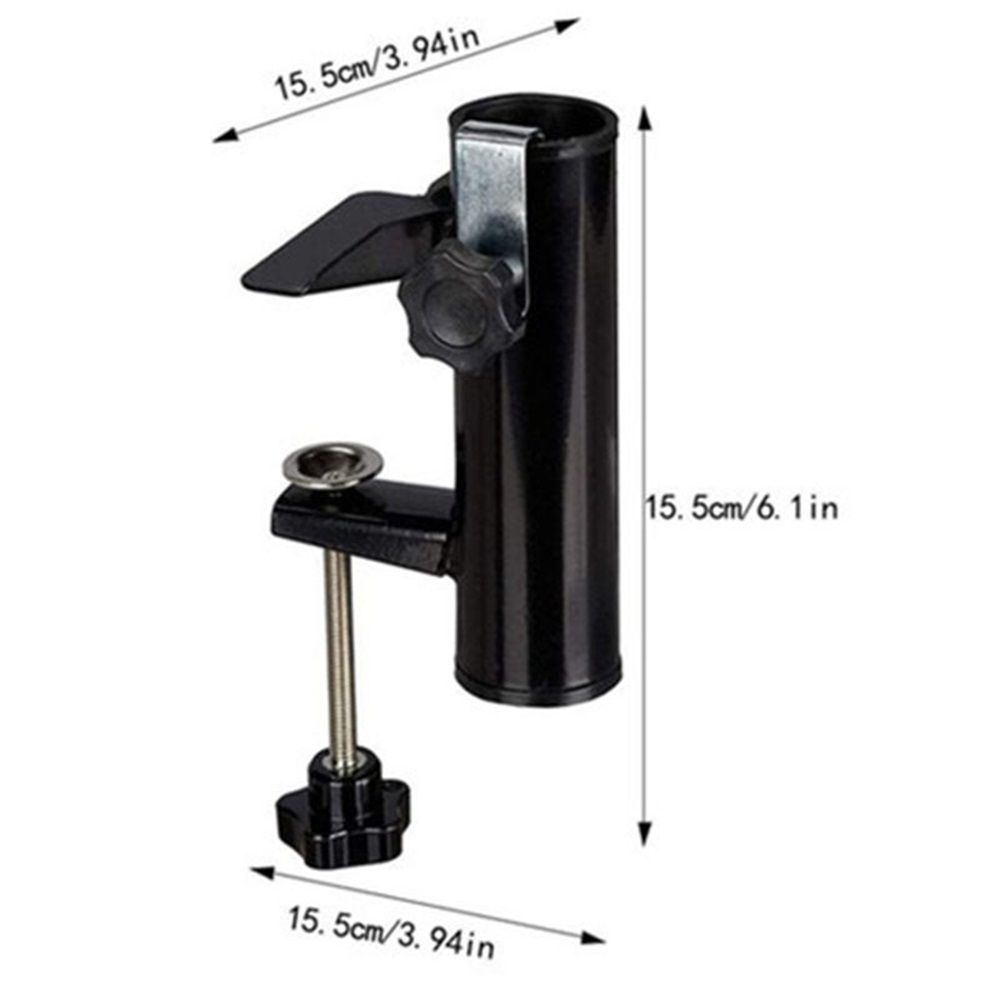 Patio Umbrella Holder Bench Deck Umbrella Stand Clamp Holder Clip Beach view 5