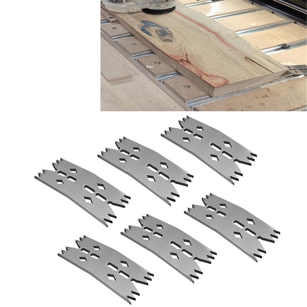 6 PCS Slab Clamping Dogs for Woodworking Tools view 2