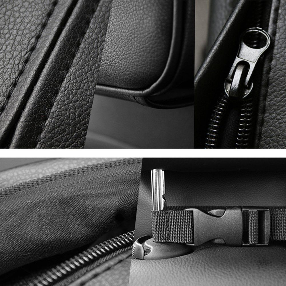 Car Sun Visor Tissue Case Holder Paper Towel Bag Cover view 4