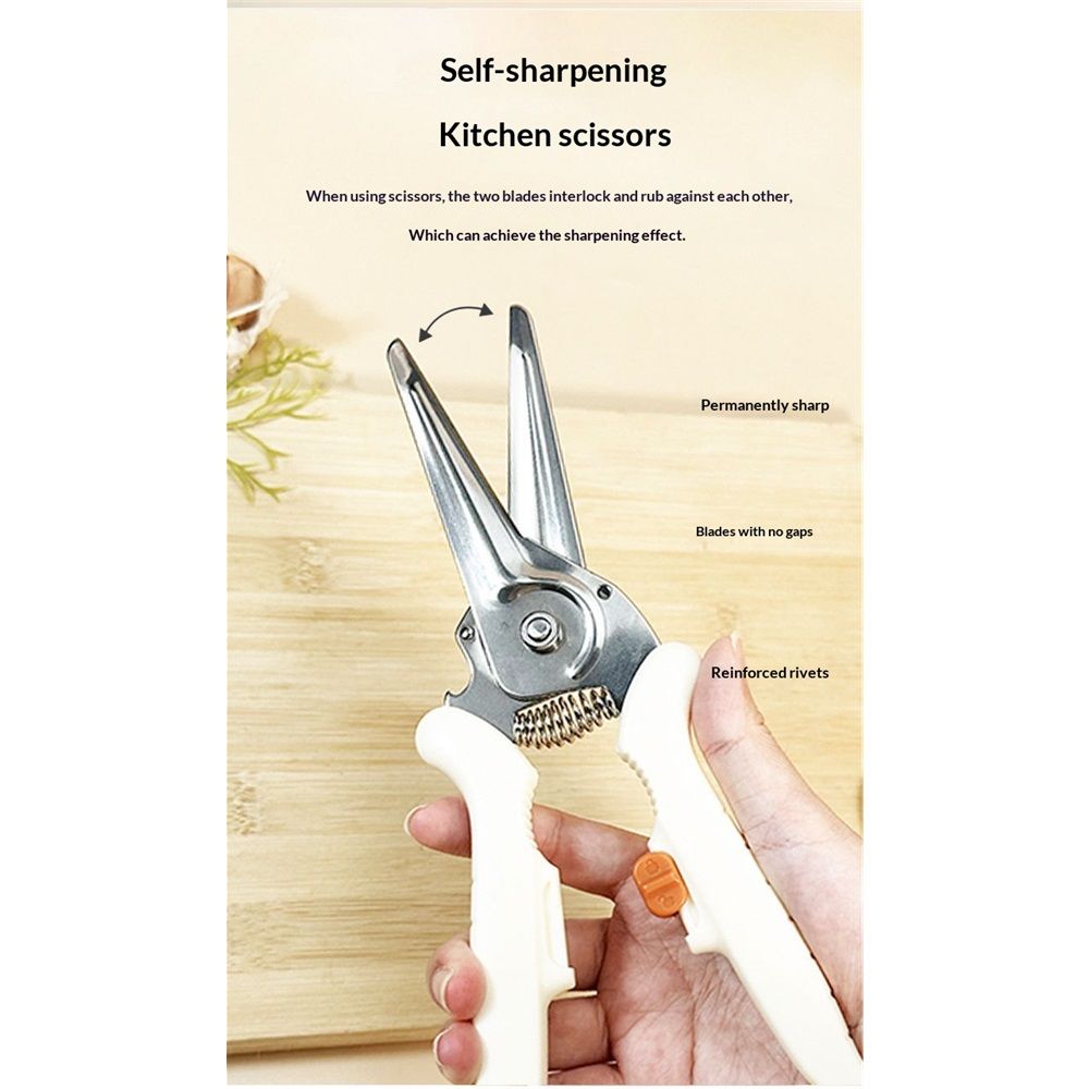 Kitchen Scissors, All Purpose Heavy Duty Sharp Kitchen Shears Dishwasher Safe view 5