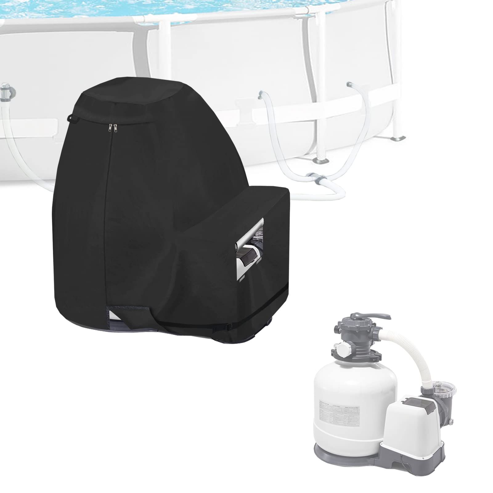 Sand Filter Pump Covers,420D Waterproof Fabric Sand Pool Filters