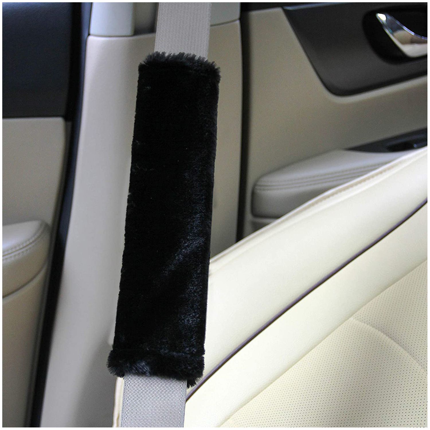 Belt Cover, Ultra-Soft & Durability,Thick Seat Belt Pads, Universal Fit for view 2