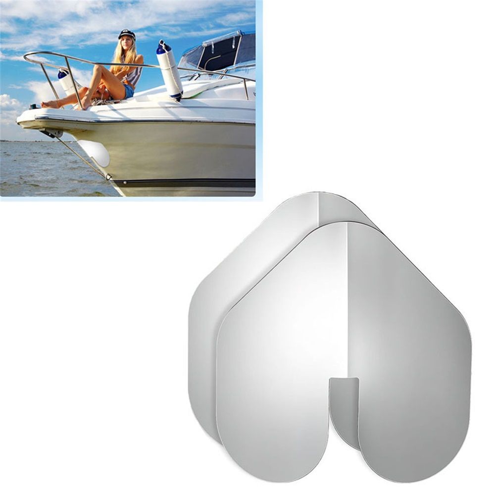 2 Pcs Bow Guard for Boats Stainless Steel Square Bow Protector Guards That view 2