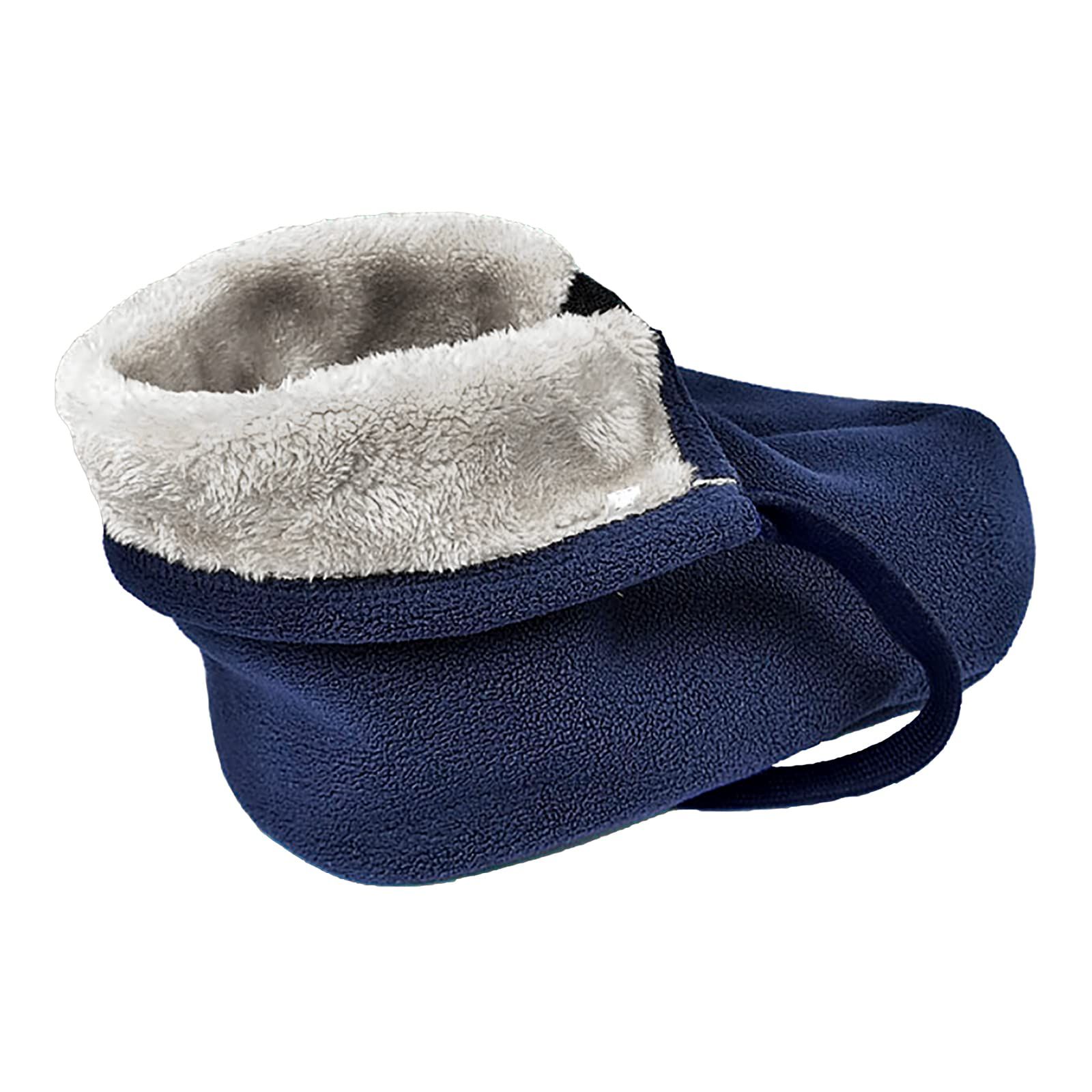 Winter Warm Cast Sock, Thick Fleece Foot Cast Cover - Below the Knee Toe Boot view 3