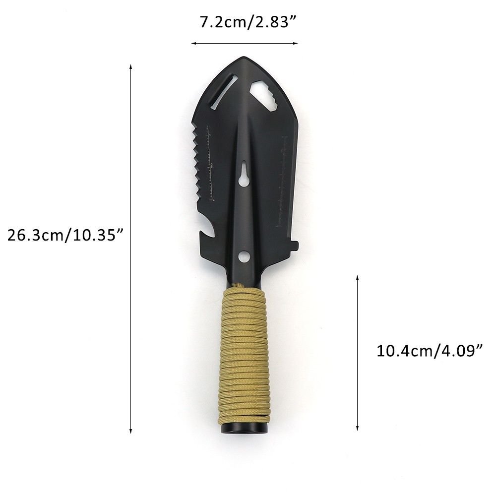 Hiking Trowel, Camping, Backpacking, Portable Shovel, Multitool, Ultralight view 5