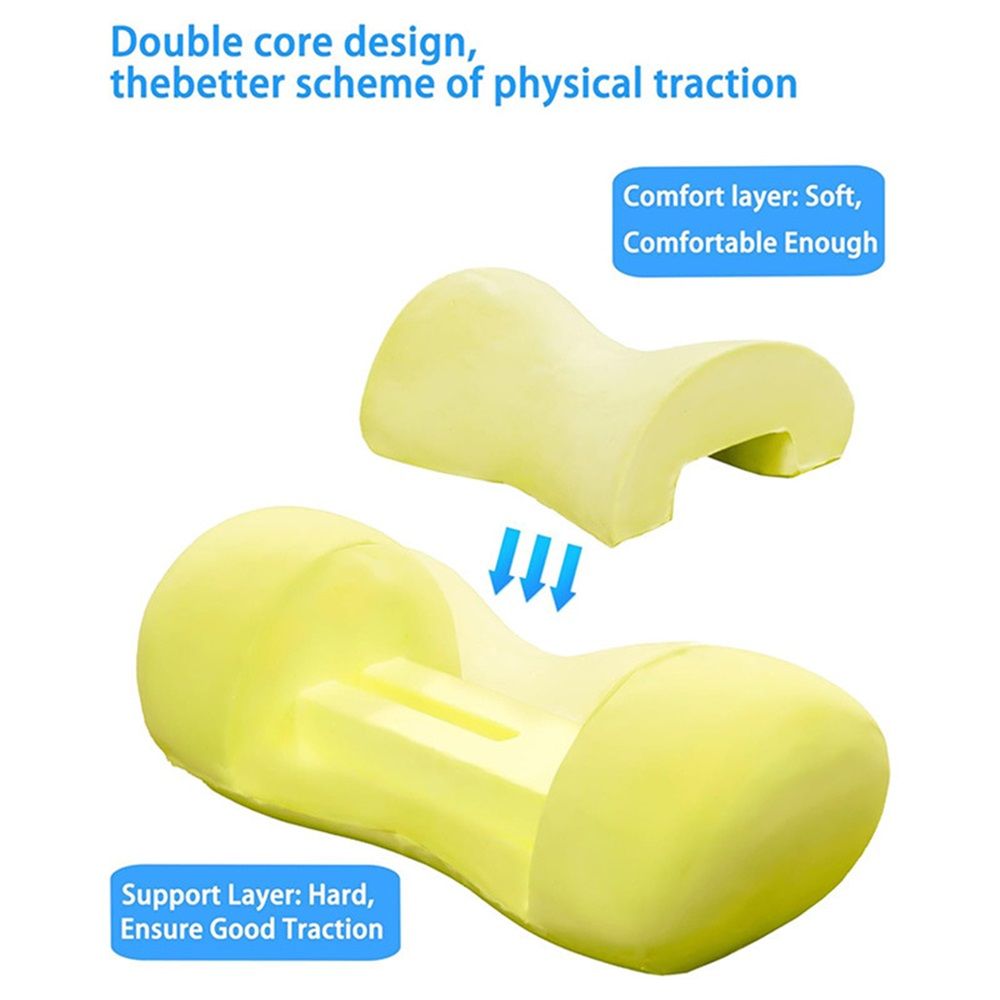 Small Neck Roll Pillow,Say Goodbye to Neck Pain, Cervical Memory Foam Pillow view 4