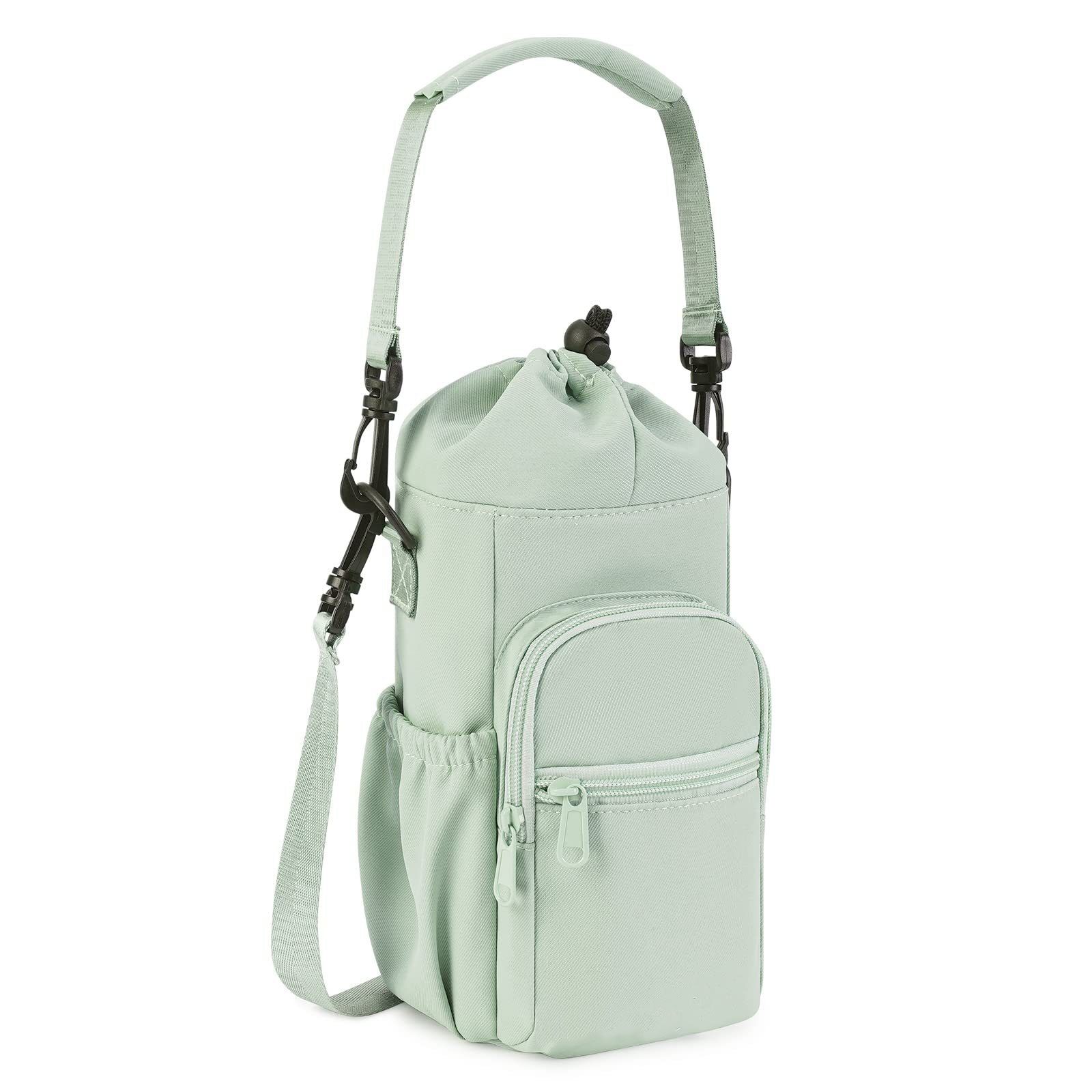 Water Bottle Holder with Strap 32oz 40oz Insulated Water Bottle Carrier Sling