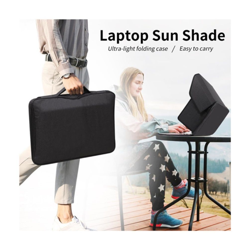 Laptop Sun Shade,Laptop Sun Glare Shield Privacy Screen Hood Laptop Sunshade view 2