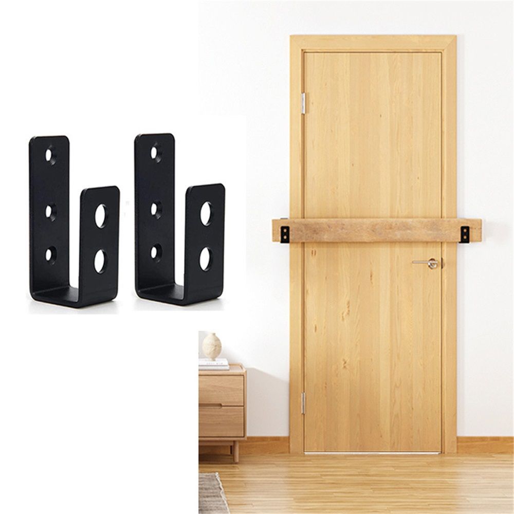 2x4 (1.5x3.5 inch) Door Barricade Brackets (2 pcs) view 3
