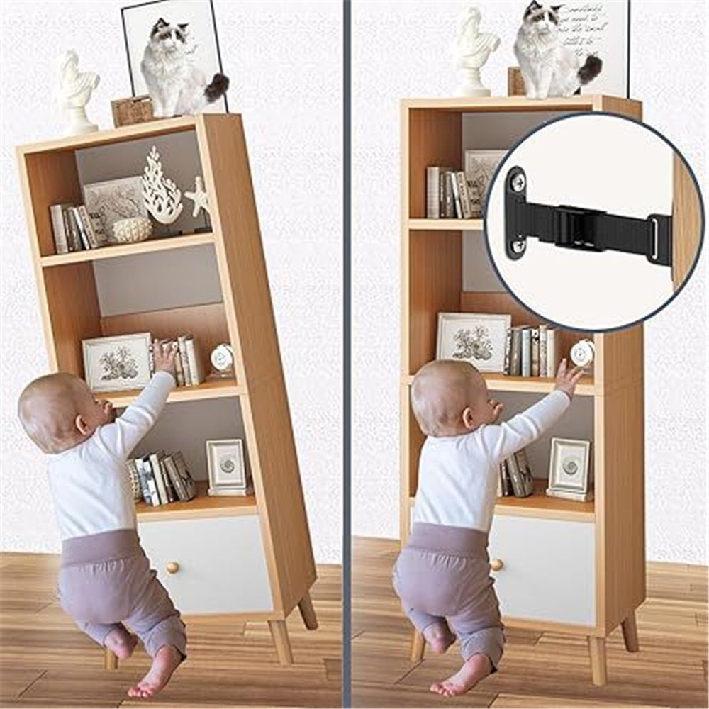Furniture Anchors for Baby Proofing(2 Sets) view 2