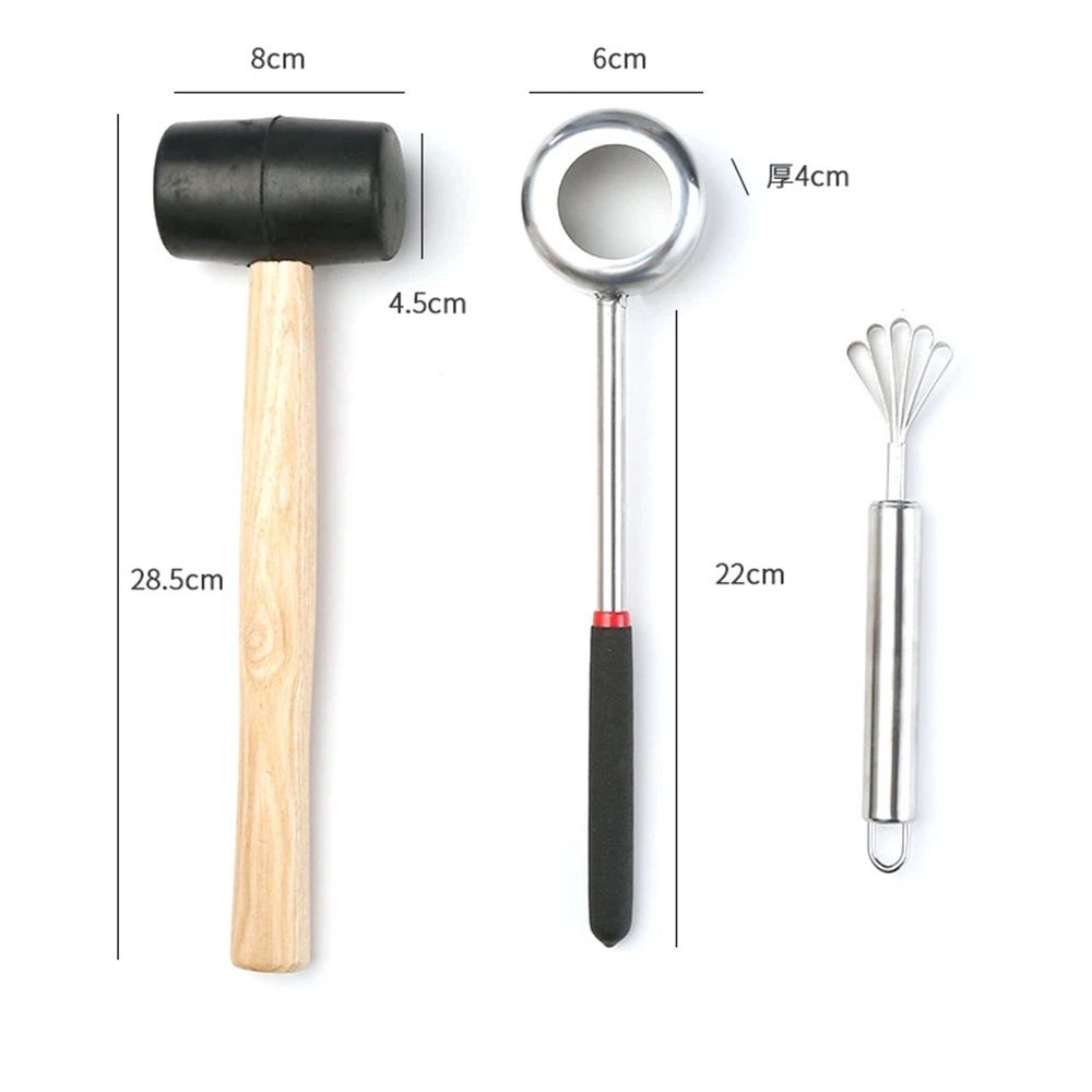 Coconut Opener Set for Young & Mature Coconuts by |Coconut Tools for Meat view 5