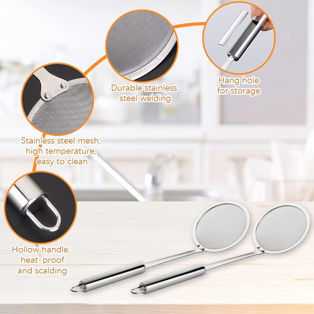 2 Pcs Hot Pot Fat Skimmer Spoon — image 1