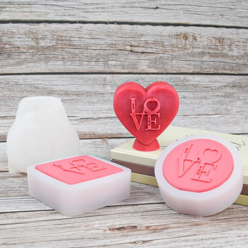 Dishwasher Cutlery BasketLove Candle Mold Silicone Mold for Soap Soy Wax Epoxy — image 1