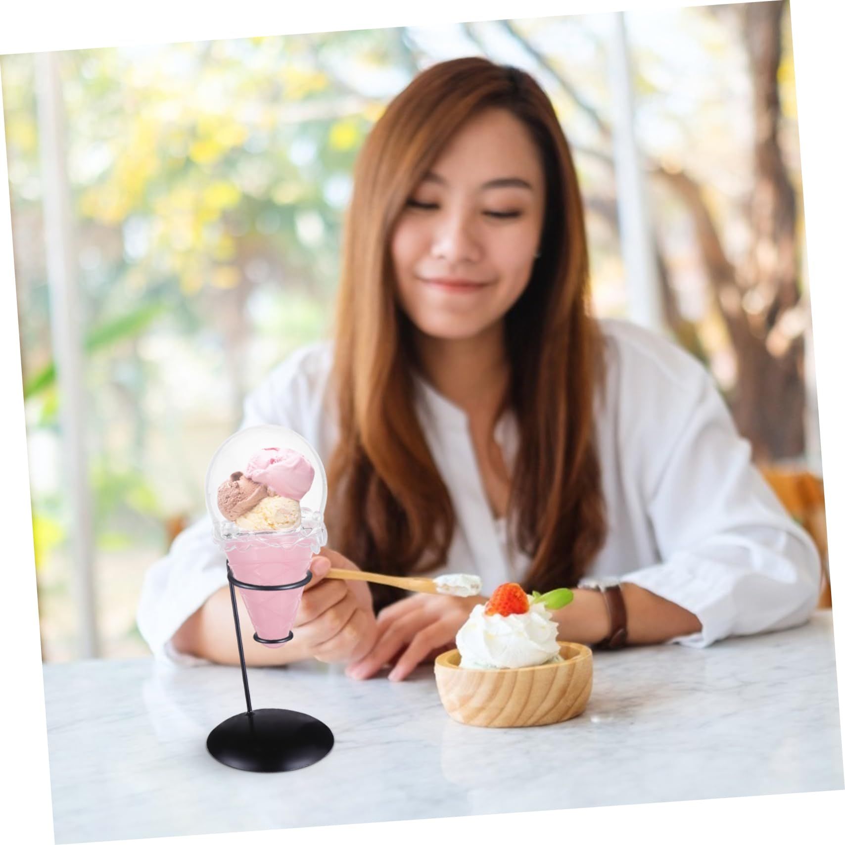 8pcs Packing Box Candy Bottle Candy Jar Candy Case Ice Cream Shape Bottle Ice view 4