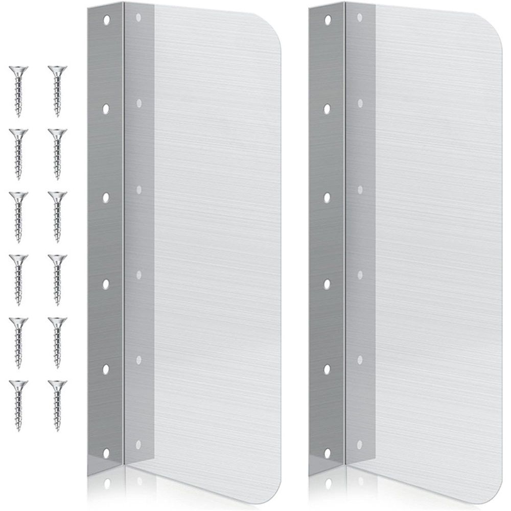 2pcs15 x 6 Inch Stainless Steel Splash Guard Stainless Steel Wall Mount Guard