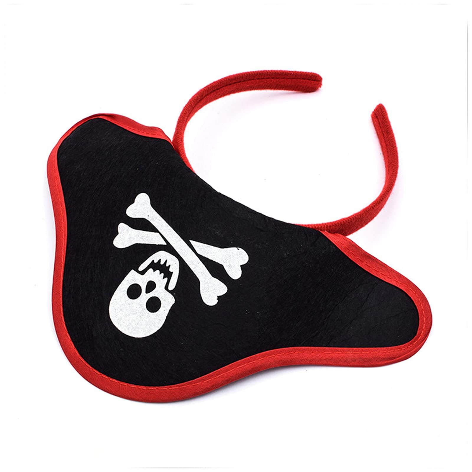 Halloween Pirate Skull Hat Headband view 4