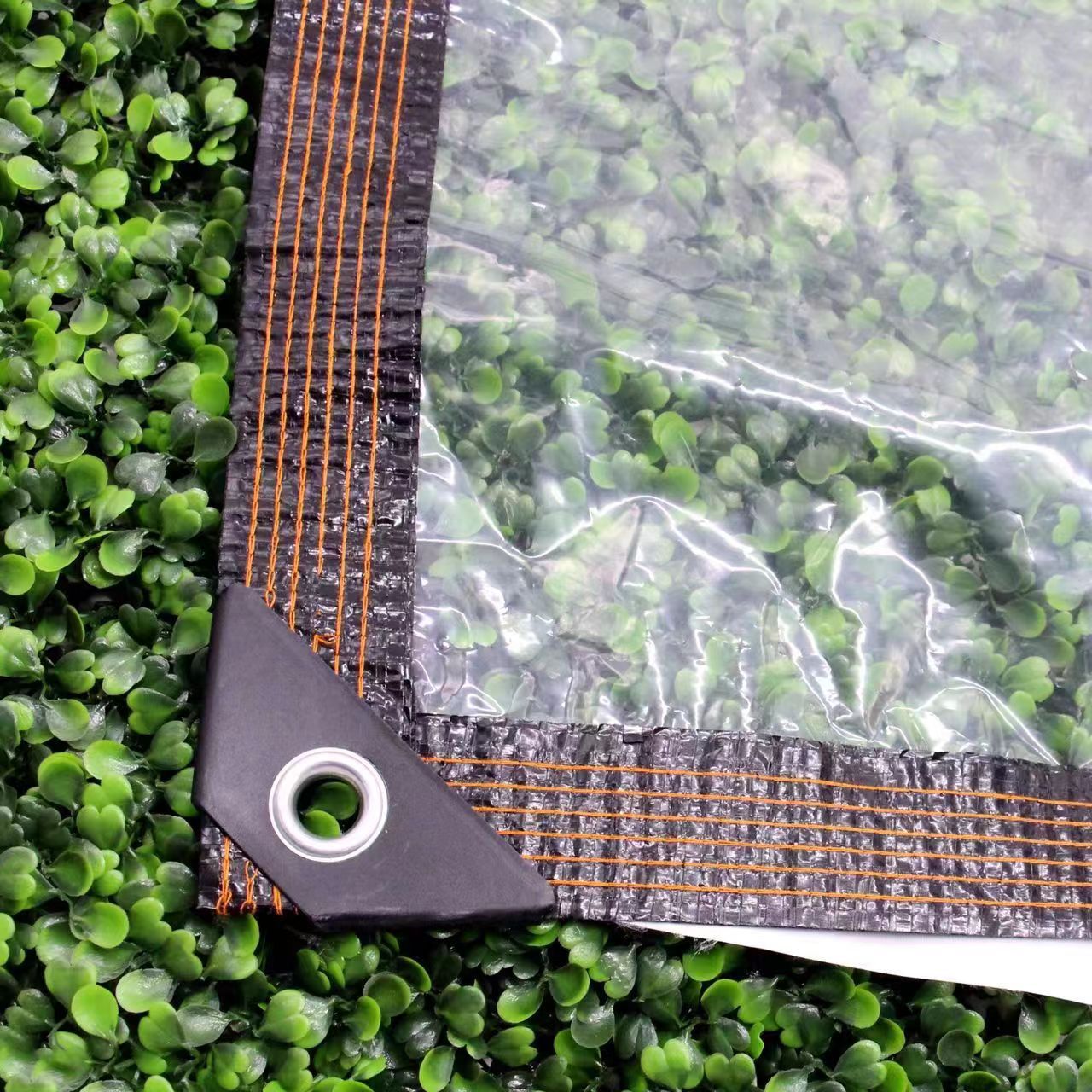 Tarps Heavy Duty Waterproof - 8.2x10FT Clear Vinyl Tarp with Grommets view 5