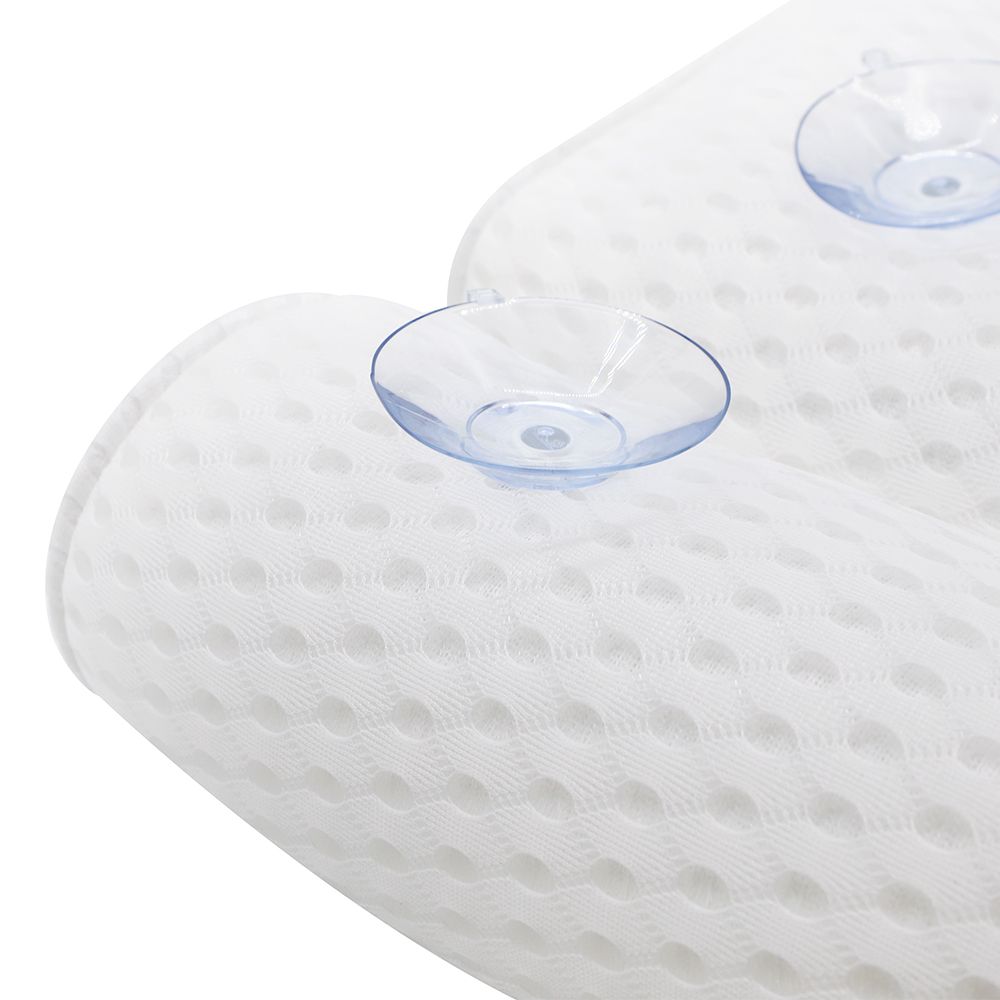 Bathtub Spa Pillow with 4D Air Mesh Technology and 7 Suction Cups — image 1
