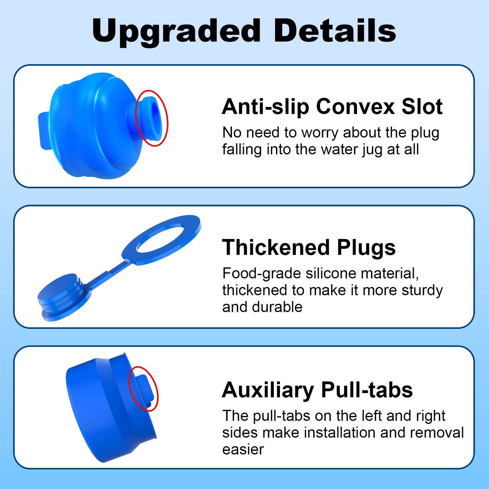 Reusable food grade silicone replacement cap view 4