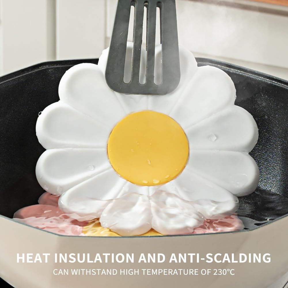Round Flexible Silicone Pot Holders Hot Pads view 5