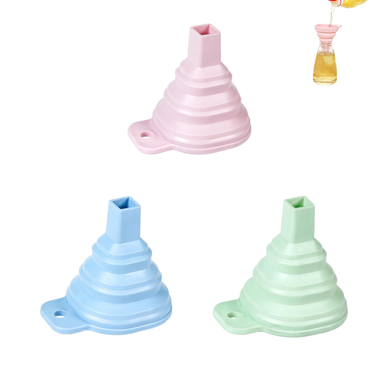 Kitchen Funnel Set 3 Pack — image 1