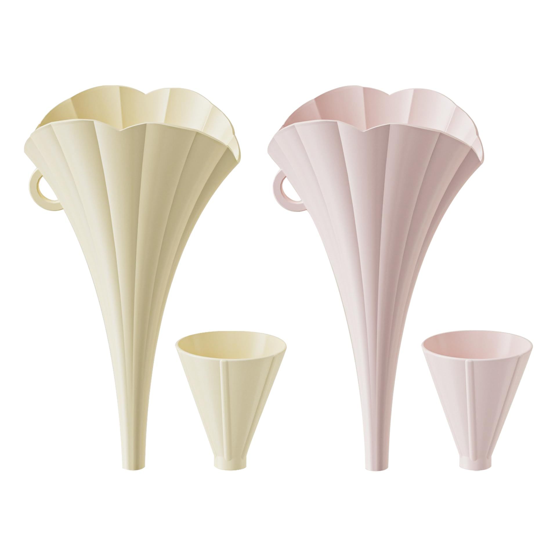 2-Pieces Fan-Shaped Silicone Funnel Set view 2