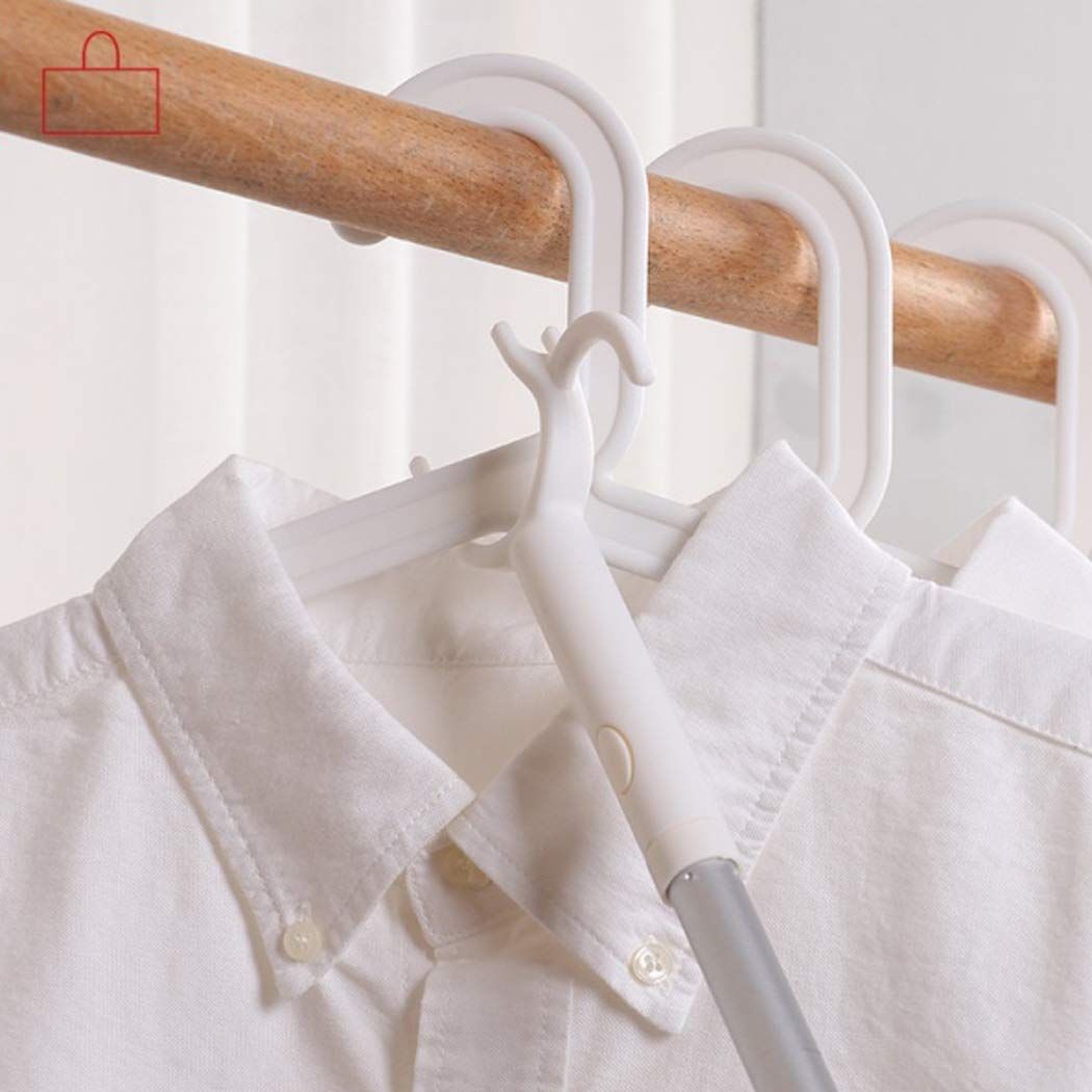 Clothes Pole with Hook Extend Long Pole Closet Garment Telescoping Pole with view 4